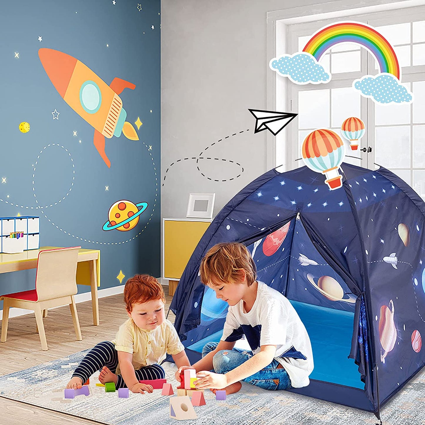 Gentle Space World Universe Indoor Playhouse Play Tent for kids