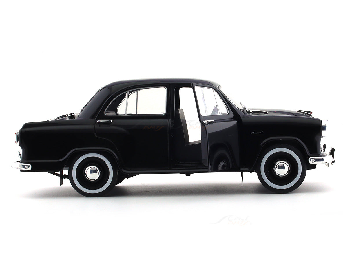 Ambassador MK I black 1:18 Vahanam diecast Scale Model car