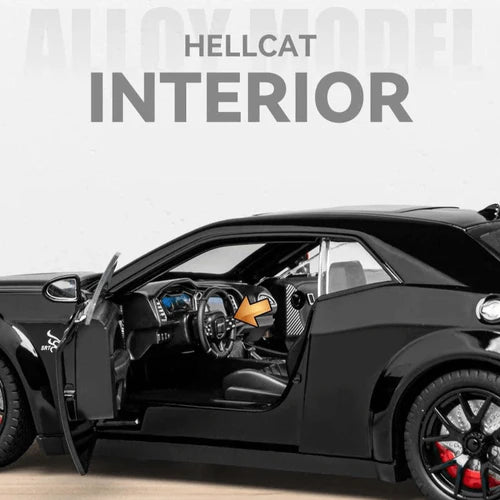 1/24 Scale Dodge Challenger SRT Hellcat Die-cast Model Car by EBP