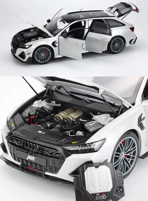 1/18 Audi Rs6 ABT Die-cast Car Model toy